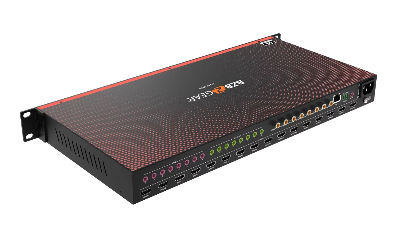 8X8 4K UHD Seamless HDMI Matrix Switcher/Video Wall Processor/Multiviewer with Scaler/Ir/Audio/Ip and RS-232