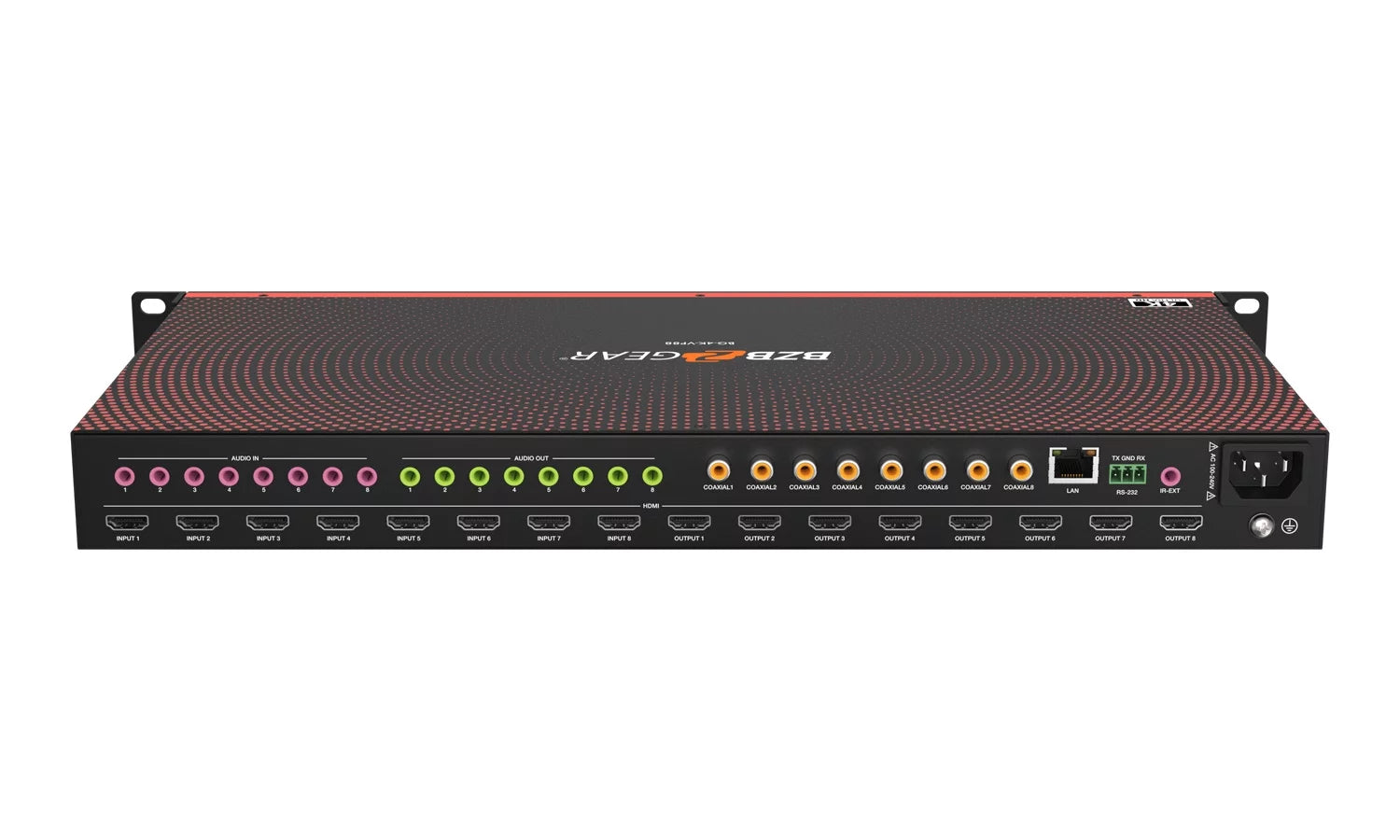 8X8 4K UHD Seamless HDMI Matrix Switcher/Video Wall Processor/Multiviewer with Scaler/Ir/Audio/Ip and RS-232