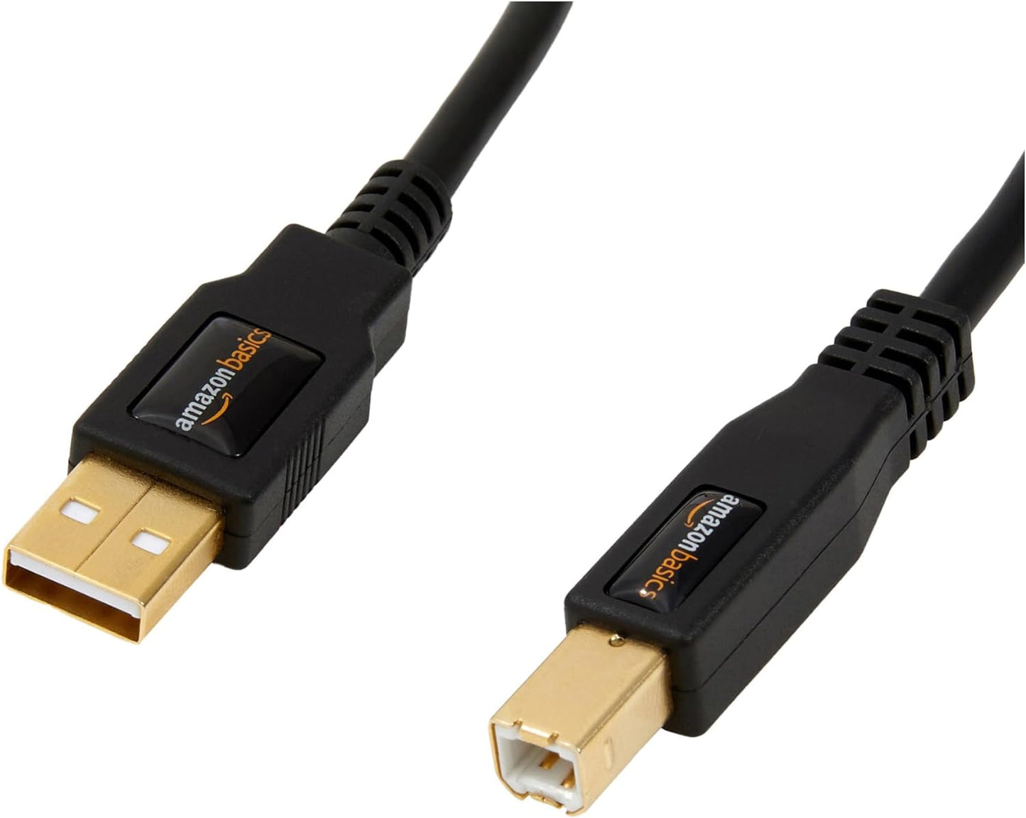 USB 2.0 Printer Cable - A-Male to B-Male Cord - 6 Feet (1.8 Meters), Black