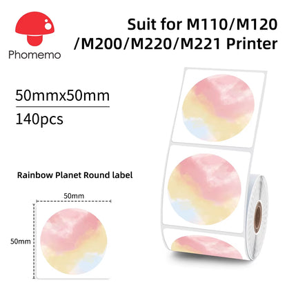 Phomemo M110 Portable Label Printer Mini Thermal Self-Adhesive Sticker Printer Mobile Pocket Tag Price UV Label Sticker Printer